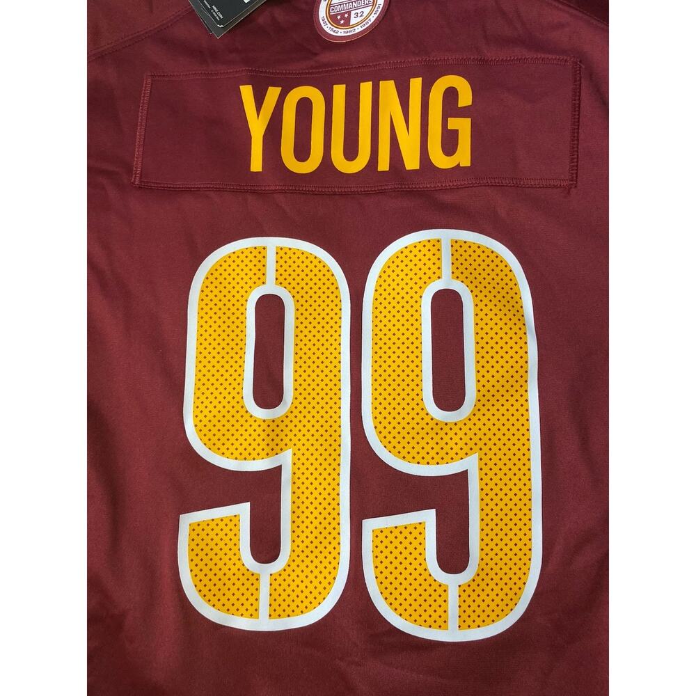 Nike Washington Commanders Chase Young #99 Mens Medium NFL New NWT Football - Picture 7 of 7